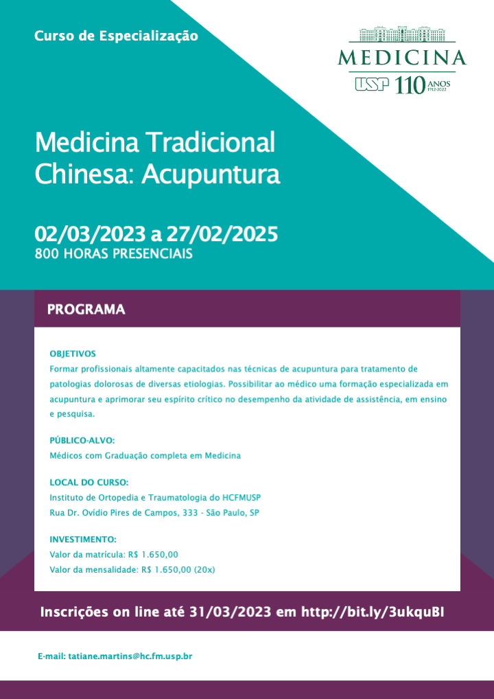 Medicina Tradicional Chinesa Acupuntura